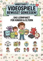 Vorschau - Arbeitsblätter - Videospiele bewusst genießen - Risiken, Selbstcheck und Reflexion - Deckblatt