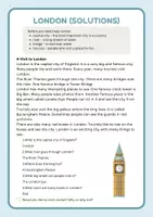 Vorschau - Arbeitsblätter - Reading Comprehension London (Niveau A1/A2) - Seite 2