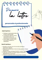 Aperçu - Feuilles d'exercices - la lettre - Page de couverture