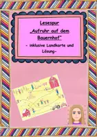 Vorschau - Arbeitsblätter - Lesespur Aufruhr auf dem Bauernhof - Deckblatt