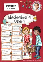 Vorschau - Stationenlernen - Abschreibkartei Ostern | Deutsch Klasse 1 - Deckblatt