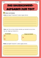 Vorschau - Arbeitsblätter - Das Hausschwein- Informationsflyer und Arbeitsblätter | Unterrichtsreihe "Tiere in unserem Umfeld", Biologie, 5.-6. Klasse - Seite 3