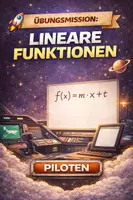 Vorschau - Unterrichtsreihen - Übungspaket Lineare Funktionen - für Fortgeschrittene oder zur Wiederholung (+Selbsteinschätzungsbogen) - Deckblatt