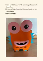 Vorschau - Mal- und Bastelvorlagen - Sorgenfresser - Seite 3