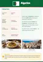 Vorschau - Arbeitsblätter - Steckbrief Algerien — Länder und Kontinente entdecken - Deckblatt
