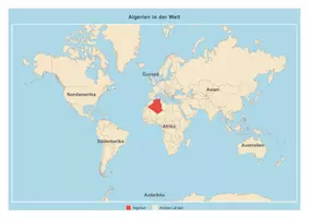 Vorschau - Arbeitsblätter - Steckbrief Algerien — Länder und Kontinente entdecken - Seite 2