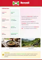 Vorschau - Arbeitsblätter - Steckbrief Burundi — Länder und Kontinente entdecken - Deckblatt