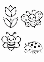 Vorschau - Mal- und Bastelvorlagen - Frühlingshafte Prickelbilder - Seite 3