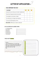 Vorschau - Arbeitsblätter - How to write a letter of application - Seite 1