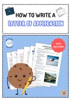 Vorschau - Arbeitsblätter - How to write a letter of application - Deckblatt