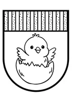 Vorschau - Mal- und Bastelvorlagen - Wimpelkette / Girlande Ostern – Frühlingsmotive zum Ausmalen (Klasse 1/2 & Kita) - Seite 3