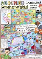 Vorschau - Arbeitsblätter - Kooperative Poster 🤝🖼 / Gemeinschaftsbilder & Dekoration - XL PAKET - Seite 1
