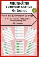 Vorschau - Arbeitsblätter - Arbeitsblätter lautgetreues Schreiben - Deckblatt