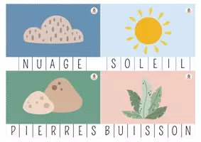 Aperçu - Apprentissages en autonomie - 17. 🦕 Cartes à Pince Mots — Les Dinos 2026 - Page 1