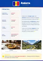 Vorschau - Arbeitsblätter - Steckbrief Andorra — Länder und Kontinente entdecken - Deckblatt