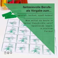 Vorschau - Spiele - Geschichten-Erzähler-Karten – Kinder erfinden Geschichten mit Fantasievollen Berufen - Deckblatt