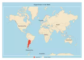 Vorschau - Arbeitsblätter - Steckbrief Argentinien — Länder und Kontinente entdecken - Seite 2