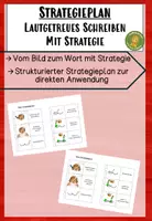 Vorschau - Anderer Materialtyp - Strategieplan lautgetreues Schreiben - Deckblatt