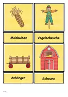 Vorschau - Spiele - Bild-Wortzuordnung Bauernhof - Seite 1