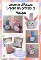anteprima - Materiale per pittura e bricolage - Lavoretto di Pasqua: Creare un cestino di Pasqua - Pagina di copertina
