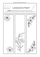 Vorschau - Mal- und Bastelvorlagen - Verschiedene Lesezeichen-Vorlagen - Seite 3