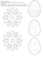 Vorschau - Mal- und Bastelvorlagen - Prickelvorlage Ostern - Basteln & Fensterschmuck - Seite 1