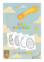 Vorschau - Arbeitsblätter - Meine Osterferien - Osterferien-Ei - Deckblatt