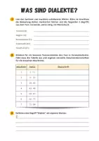 Vorschau - Arbeitsblätter - Dialekte: Sachtext zu Definition und Entstehung - Seite 3