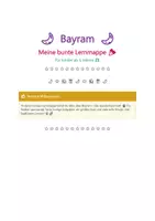 Vorschau - Arbeitsblätter - Bayram-Lernmappe - Seite 1