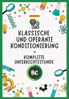 Vorschau - Stundenentwürfe - Klassische & Operante Konditionierung - komplette Unterrichtsstunde mit Präsentation, Arbeitsblättern und Simulation | Pawlow & Skinner - Deckblatt