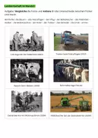 Vorschau - Arbeitsblätter - Landwirtschaft im Wandel - Deckblatt