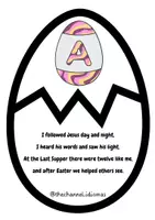Aperçu - Jeux - EASTER ALPHABET – Matching Eggs - Page 1