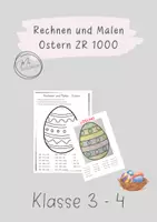Vorschau - Arbeitsblätter - Rechnen und Malen Ostern ZR 1000 - Deckblatt