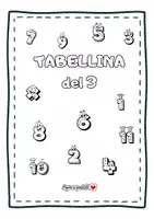 anteprima - Esercizi - Tabellina del 3. Il mio quaderno delle tabelline - Pagina di copertina