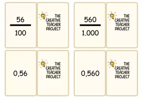 Προεπισκόπηση - Flashcards - Δεκαδικοί αριθμοί και δεκαδικά κλάσματα - Σελίδα 3