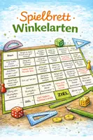 Vorschau - Arbeitsblätter - Brettspiel- Winkelarten Level 2 - Deckblatt