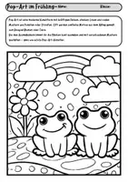 Vorschau - Mal- und Bastelvorlagen - Frühling im Deutschunterricht – Arbeitsblätter & Vertretungsstunden | Klasse 5/6 | Differenziert - Seite 2