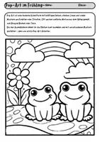 Vorschau - Mal- und Bastelvorlagen - Frühling im Deutschunterricht – Arbeitsblätter & Vertretungsstunden | Klasse 5/6 | Differenziert - Seite 3