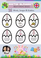 Aperçu - Jeux - EASTER ALPHABET – Matching Eggs - Page de couverture