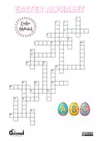 anteprima - Esercizi - EASTER ALPHABET – Crossword Puzzle - Pagina 1