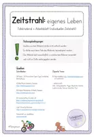 Vorschau - Arbeitsblätter - Zeitstrahl zum eigenen Leben (Chronologie verstehen, Historisches Lernen in der GS) - Seite 1