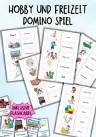 Vorschau - Spiele - DaZ / DaF - Hobby und Freizeit - Domino Spiel - Deckblatt