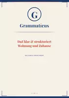 Vorschau - Unterrichtsreihen - DaZ klar & strukturiert - Wohnen & Zuhause – Wortschatz, Präpositionen & Lesen - 5./6. Klasse / Schulstufe - Deckblatt