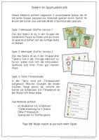 Vorschau - Stundenentwürfe - Ostern im Sportunterricht - Klasse 1 bis 4 - Seite 1