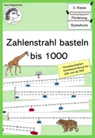Vorschau - Mal- und Bastelvorlagen - Zahlenstrahl bis 1000 - basteln - Deckblatt