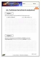 Vorschau - Unterrichtsreihen - Übungspaket Lineare Funktionen - für Profis oder zur Wiederholung (+Selbsteinschätzungsbogen) - Seite 2