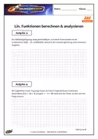Vorschau - Unterrichtsreihen - Übungspaket Lineare Funktionen - für Profis oder zur Wiederholung (+Selbsteinschätzungsbogen) - Seite 3