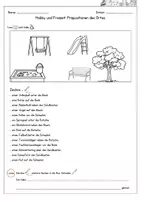 Vorschau - Arbeitsblätter - DaZ / DaF - Hobby und Freizeit - Lokale Präpositionen (Arbeitsblatt) - Seite 1