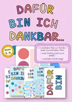 Vorschau - Mal- und Bastelvorlagen - Gruppenprojekt + Poster "Dafür bin ich dankbar..." - Deckblatt