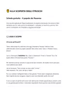 anteprima - Esercizi - Gli Etruschi: scheda gratuita 5 pag. - Pagina di copertina